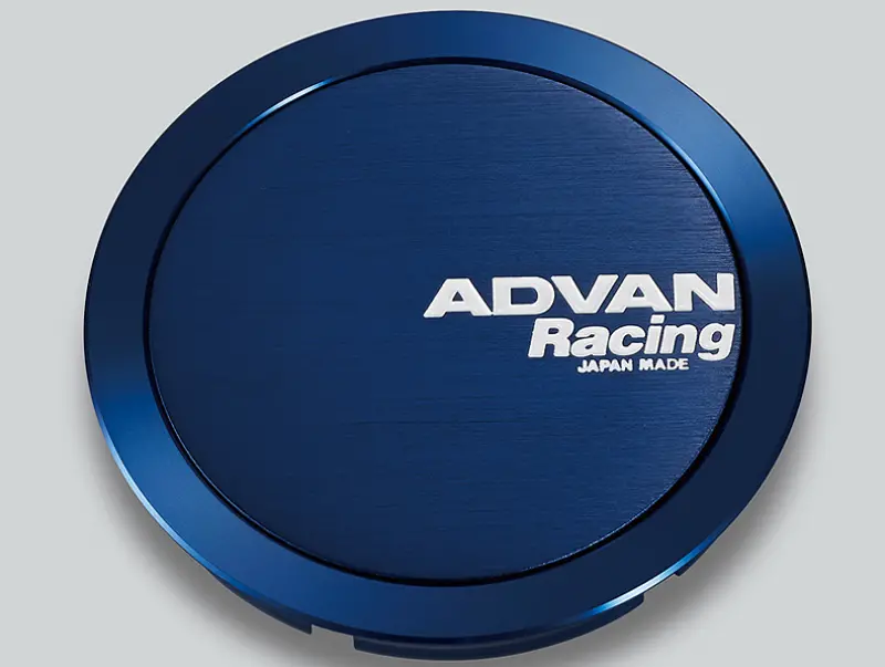 Advan 73Mm Full Flat Center Cap - Blue Anodized 1