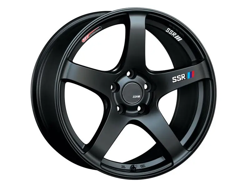 Ssr Gtv01 18X8.0 5X114.3 35Mm Offset Flat Black Wheel Rsx / Civic Fd Fa / Sc300 Sc400 1