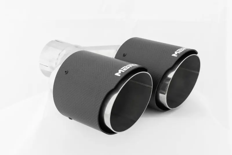 Mbrp Universal Carbon Fiber Dual Tip 4In Od/2.5In Inlet 2
