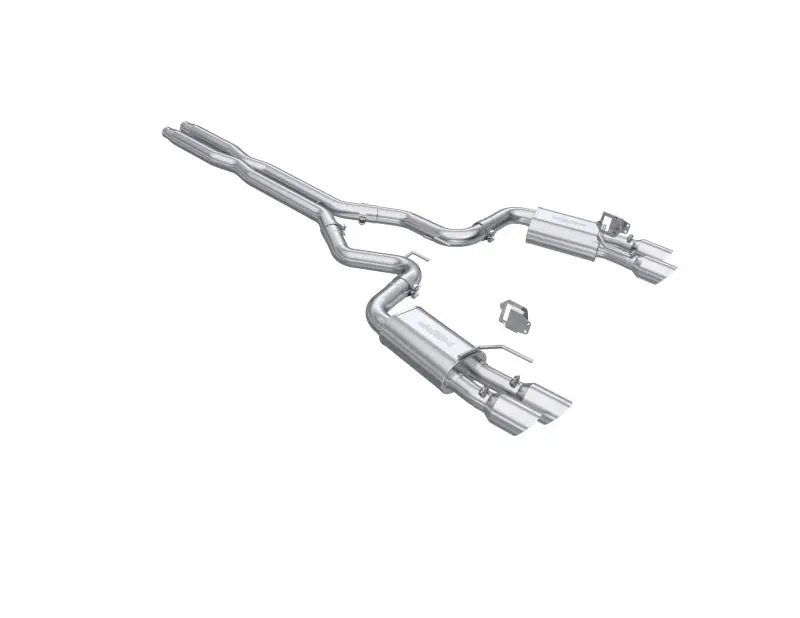 Mbrp 2024+ Ford Mustang Gt Armor Lite 3In Steet Profile Catback Exhaust - Stainless Steel Tips 1