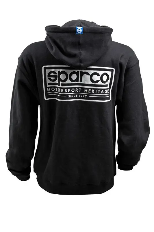 Sparco Sweatshirt Hooded Heritage Blk Xx 1