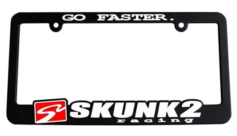 Skunk2 Go Faster License Plate Frame 1
