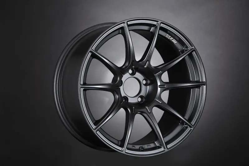 Ssr Gtx01 18X7.5 5X100 48Mm Offset Flat Black Wheel 1