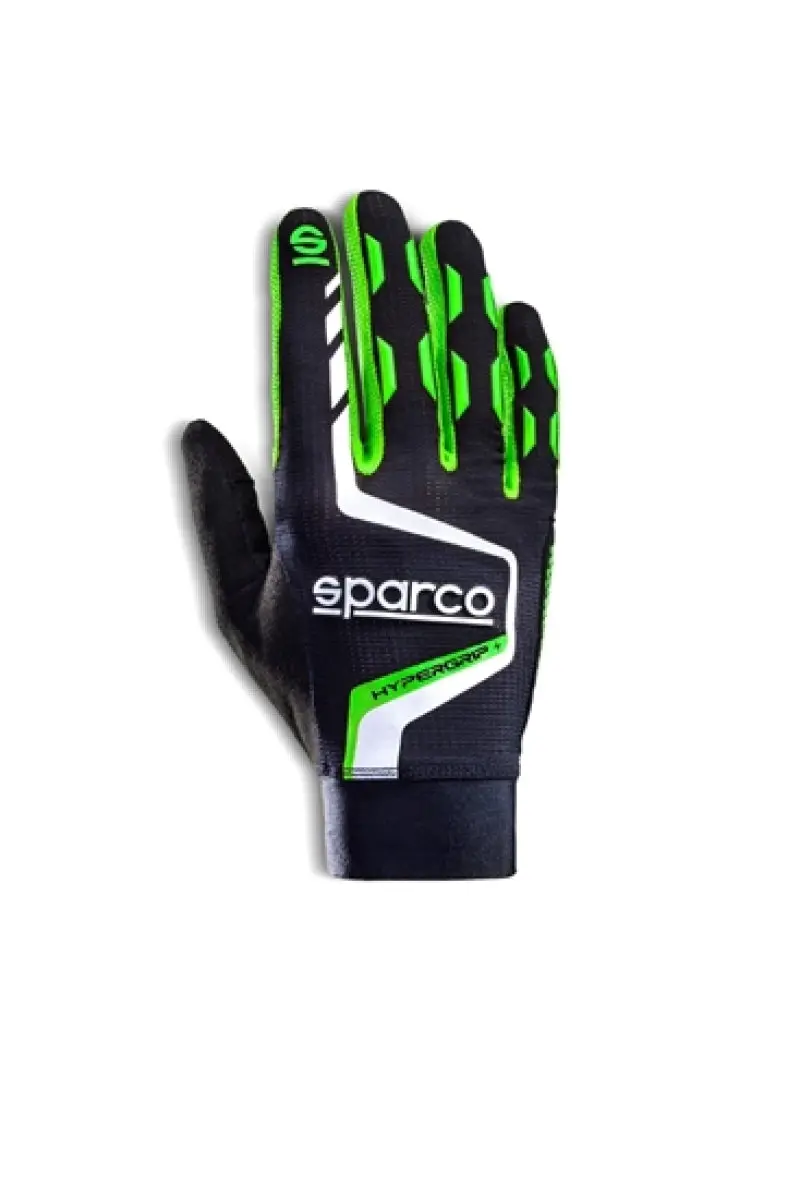 Sparco Gloves Hypergrip+ 09 Black/Green 1