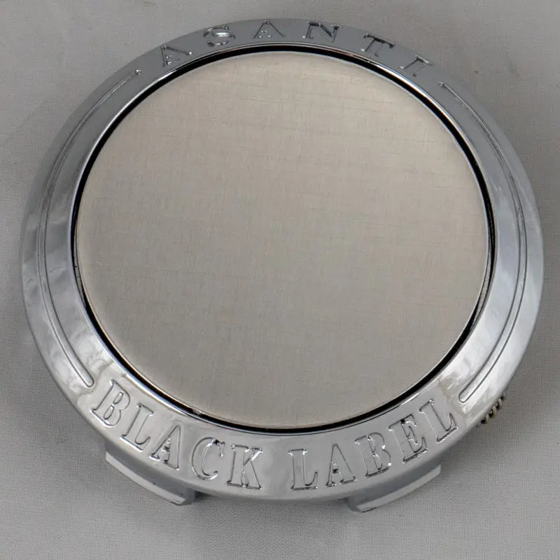 Asanti Black Label Plastic Chrome W/Brushed Badge 74Mm 1