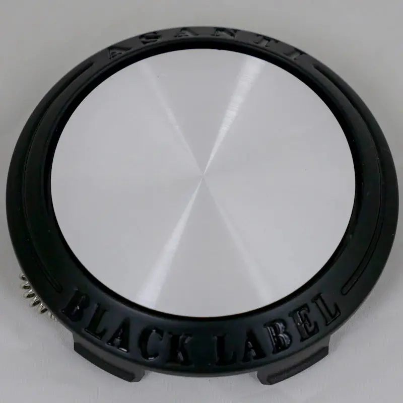 Asanti Black Label Plastic Satin Black W/Brush Badge 74Mm 1