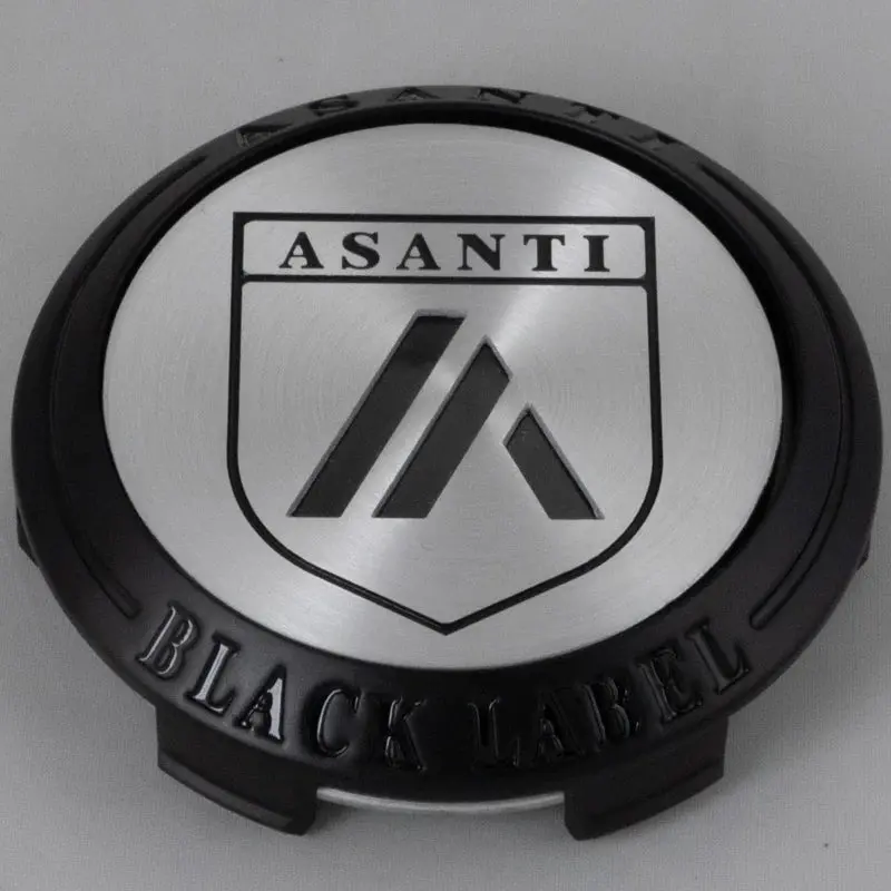 Asanti Black Label Plastic Satin Black W/Asanti Badge 74Mm 1