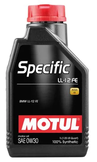 Motul 1L 100% Synthetic High Performance Engine Oil Acea C2 Bmw Ll-12 Fe+ 0W30 1