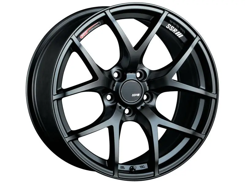 Ssr Gtv03 18X8.5 5X114.3 40Mm Offset Flat Black Wheel 05-07 Sti / 11+ Tc 1
