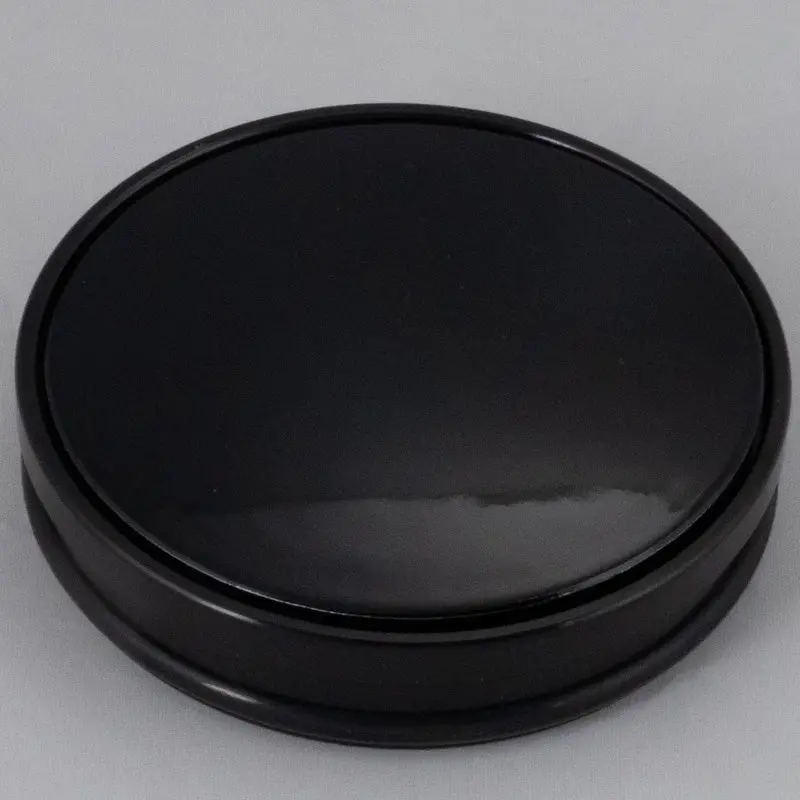 Bmw Aluminum Gloss Black W/Gloss Black Badge 68Mm 1