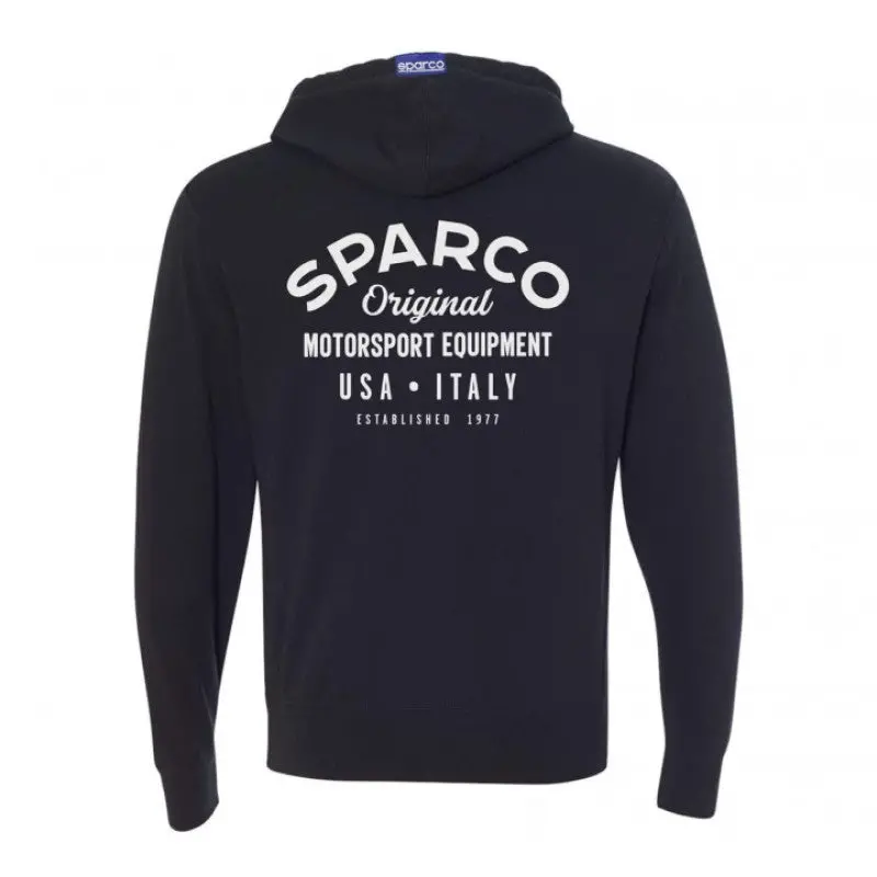 Sparco Sweatshirt Zip Garage Blk - Small 1