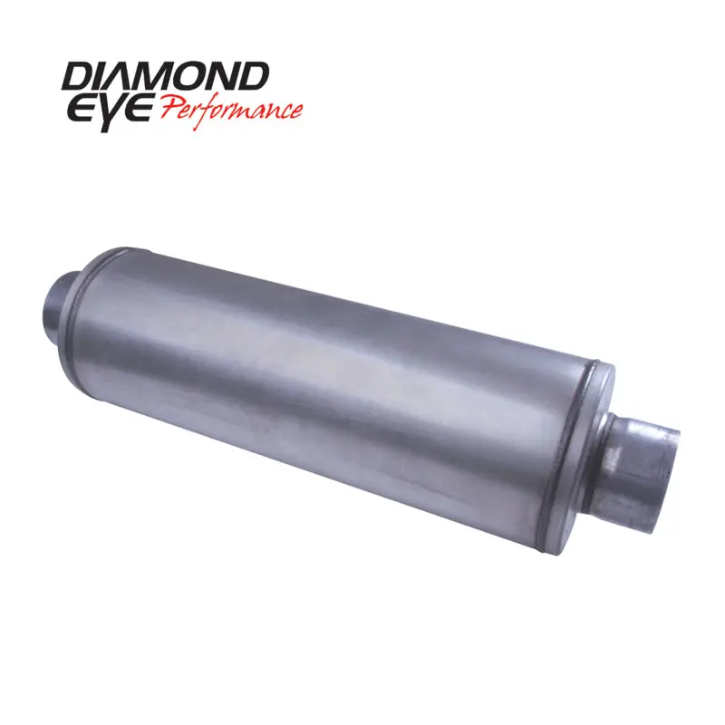 Diamond Eye Muffler 4Inx26in 20In Body Louvered Al 1