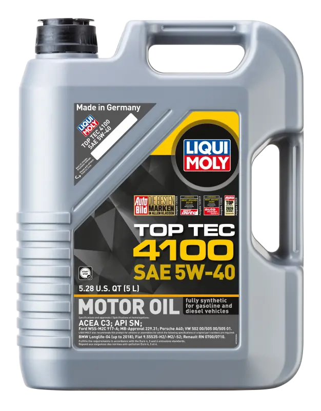 Liqui Moly 5L Top Tec 4100 Motor Oil Sae 5W40 2