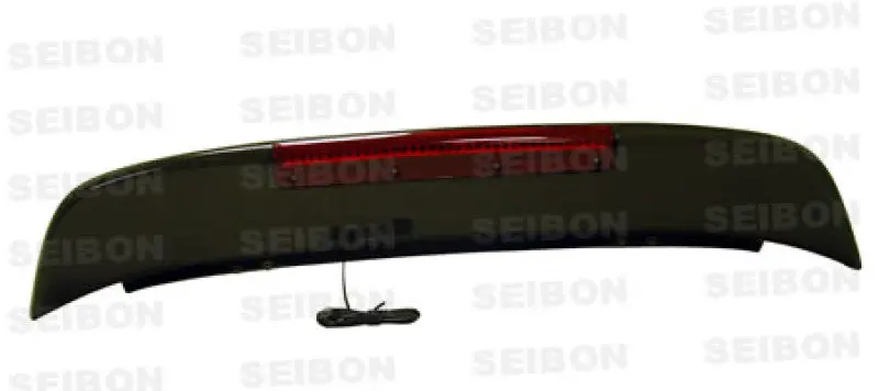 Seibon 92-95 Honda Civic Hb Sp Carbon Fiber Rear Spoiler W/Led 2