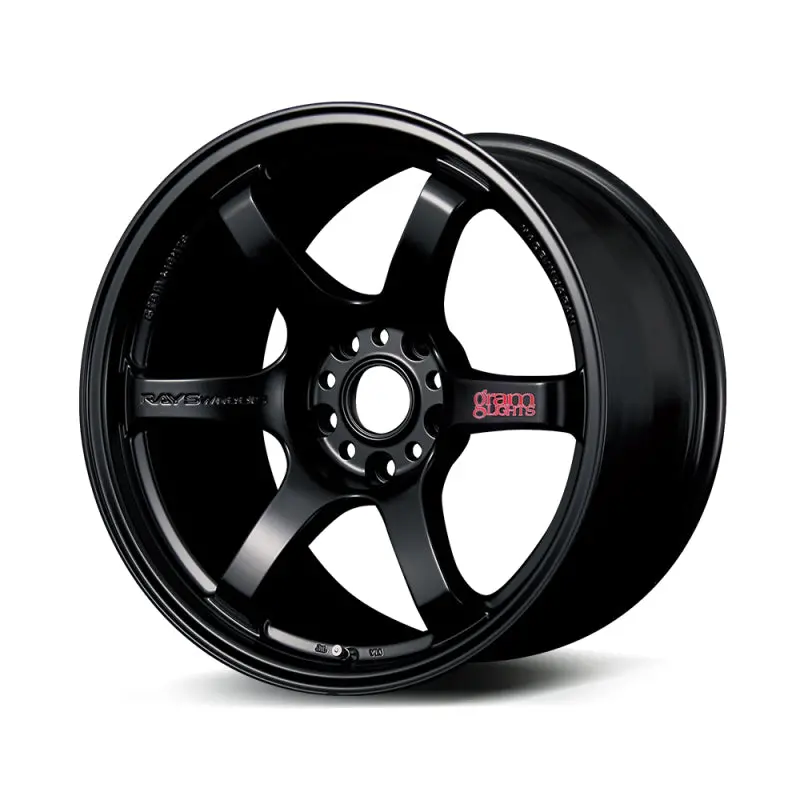 Gram Lights 57Dr 18X10.5 +12 5X114.3 Semi Gloss Black Wheel 1
