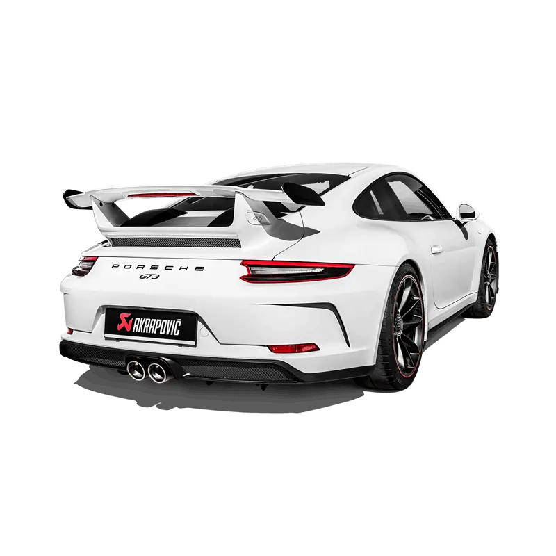 Akrapovic 2018 Porsche 911 Gt3 (991.2) Slip-On Race Line (Titanium) W/Titanium Tail Pipe Set 2
