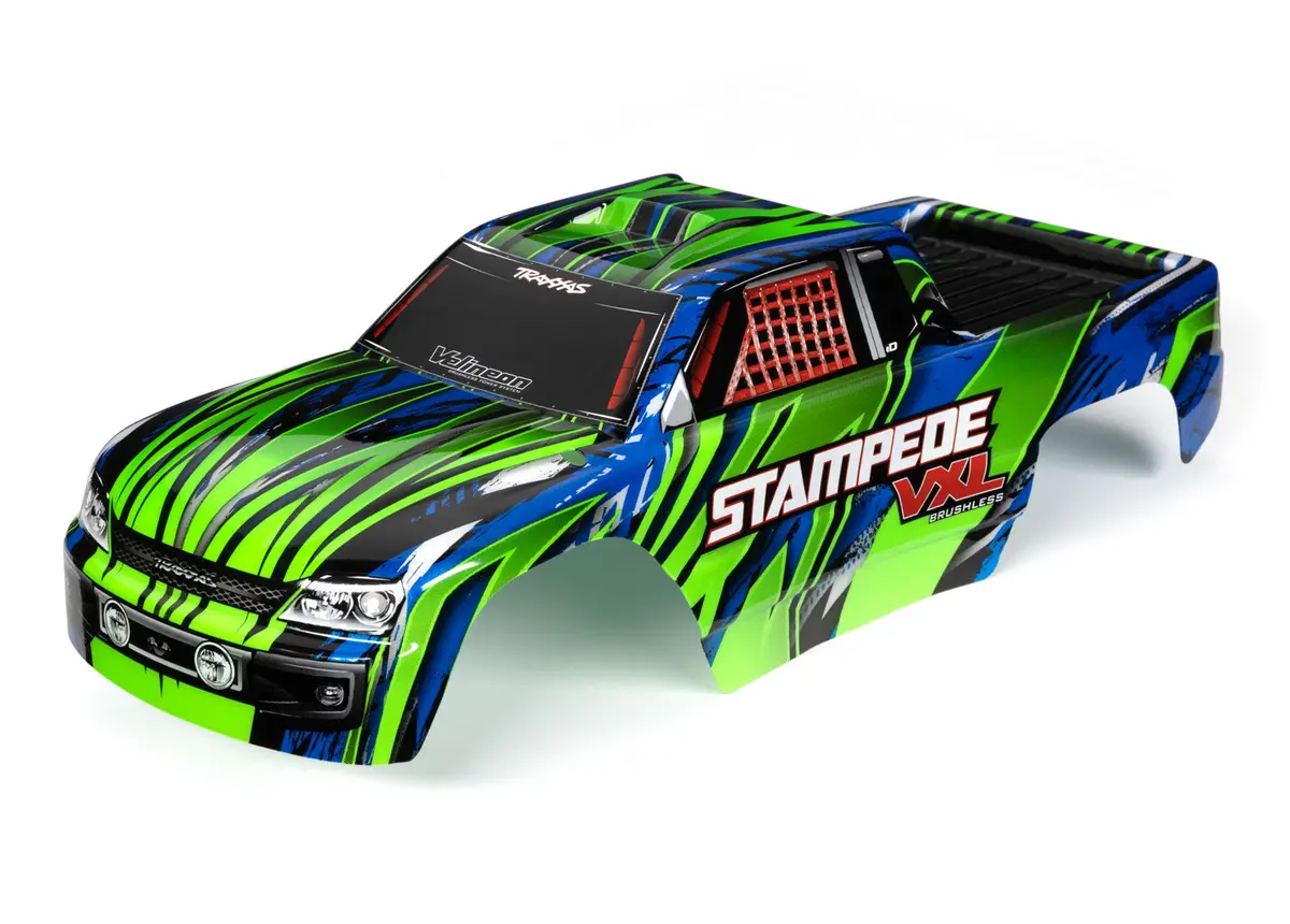 Traxxas Stampede 2Wd Green Vxl Body 1