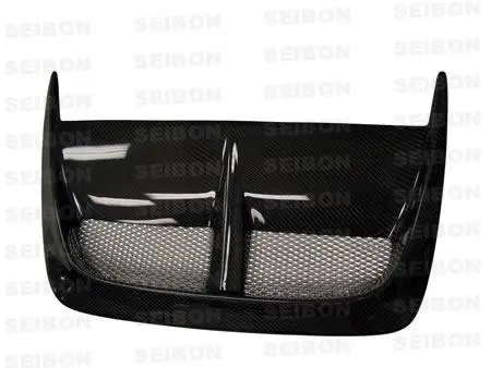 Seibon 06-07 Subaru Wrx/Sti Sti Carbon Fiber Hood Scoop - Only Fits Oem Hoods (Not Seibon Hoods) 1