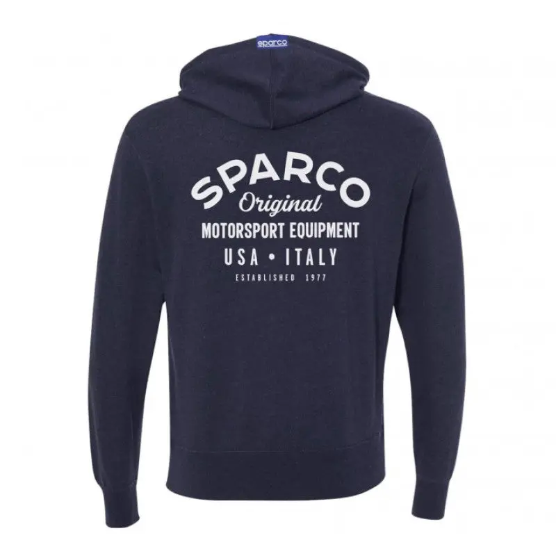 Sparco Sweatshirt Zip Garage Nvy - Small 1