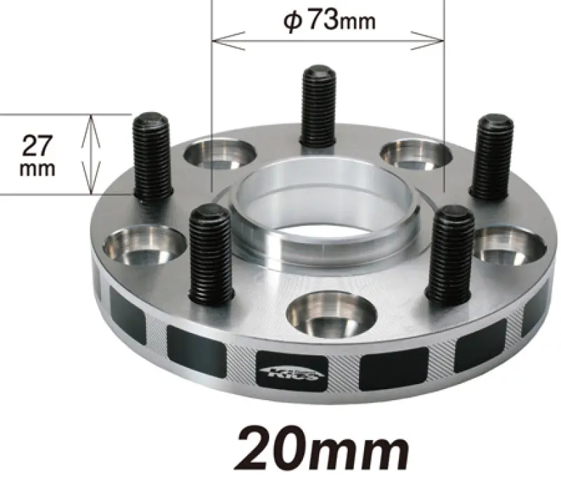 Project Kics 20Mm Thick 12X1.50 60Mm Hub 5X114.3 Wide Tread Spacers 1