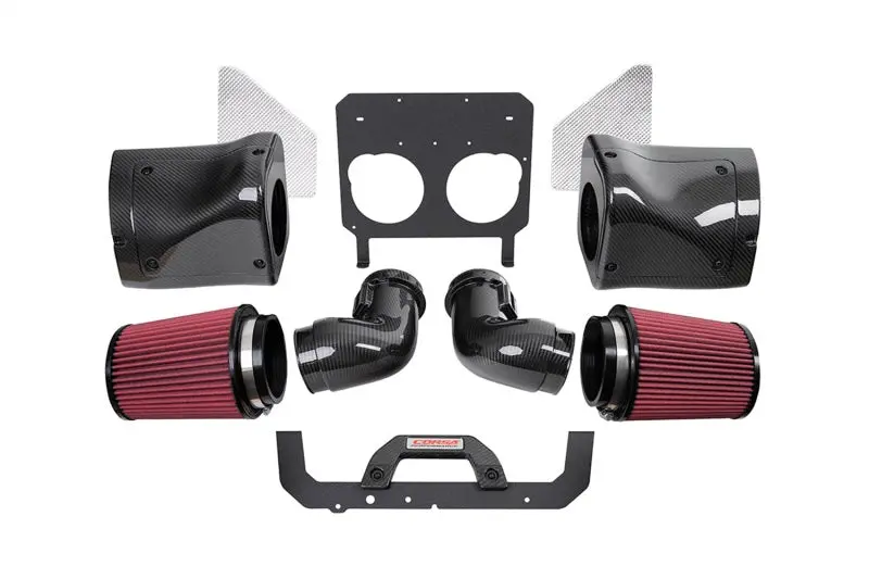 Corsa 23+ Chevy C8 Z06 Carbon Fiber Air Intake W/ Drytech Filter 1