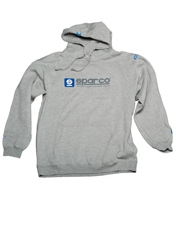Sparco Sweatshirt Hooded Www Grey Sml 1