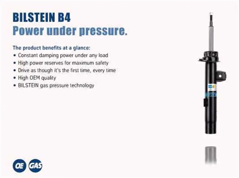 Bilstein B4 Oe 15-17 Bmw M3/15-17 Bmw M4 Front Right Twintube Strut Assembly 1