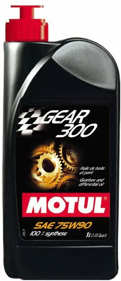 Motul 1L Transmission Gear 300 75W90 - Synthetic Ester 2