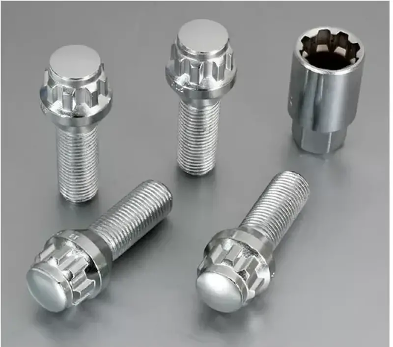 Project Kics Chrome Kics Bull Lock Bolt 14X1.25 28Mm 1