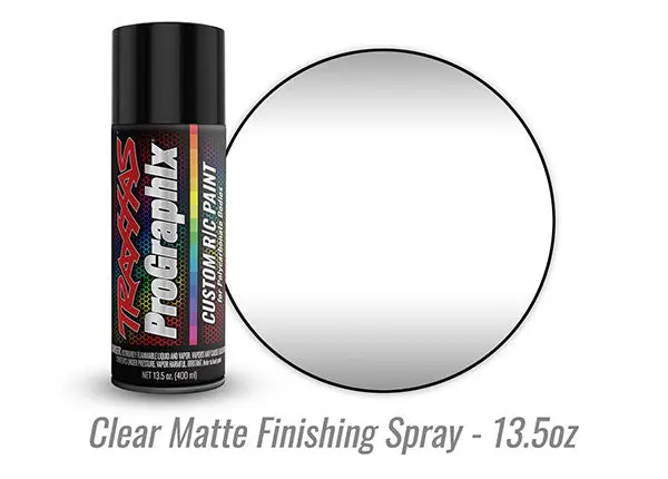 Traxxas Prographix "Matte Finishing Spray" Custom R/C Lexan Spray Paint (13.5Oz) (Clear) 1
