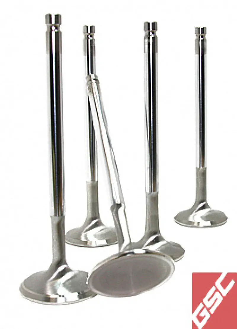 Gsc P-D Subaru Ej207/Ej257 Chrome Polished Super Alloy Exhaust Valve - 33Mm Head (+1Mm) - Set Of 50 1