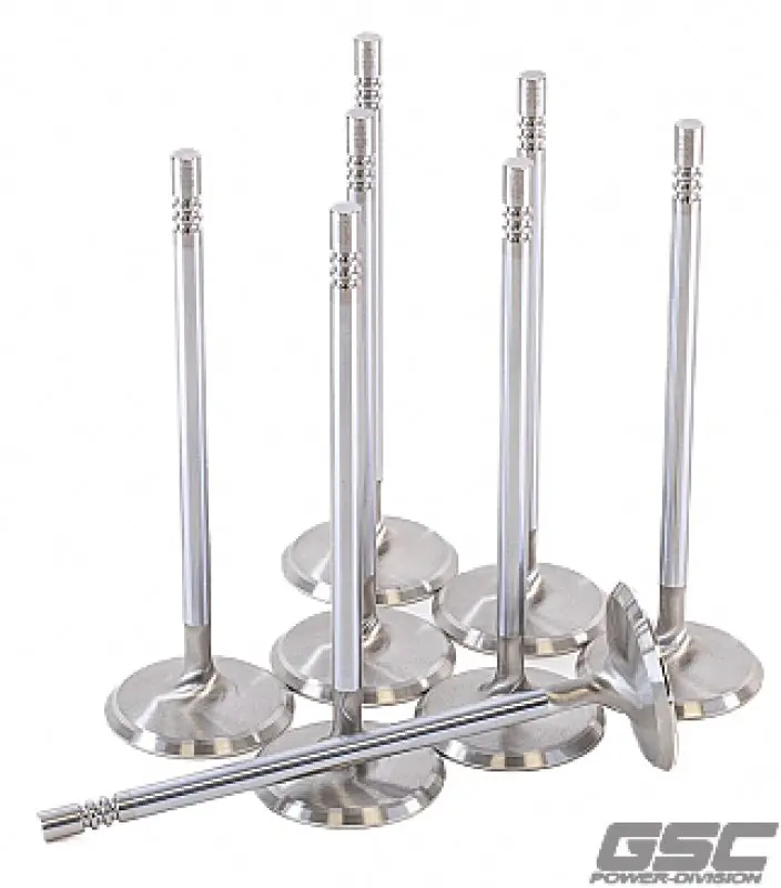 Gsc P-D Ford Voodoo/Predator 38.26Mm Head Std 121.13Mm Long Chrome Polished Intake Valve - Set Of 8 2
