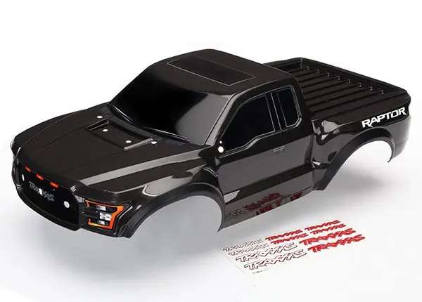 Traxxas 2017 Ford Raptor Pre-Painted Short Course Slash 2Wd Body (Black) 1