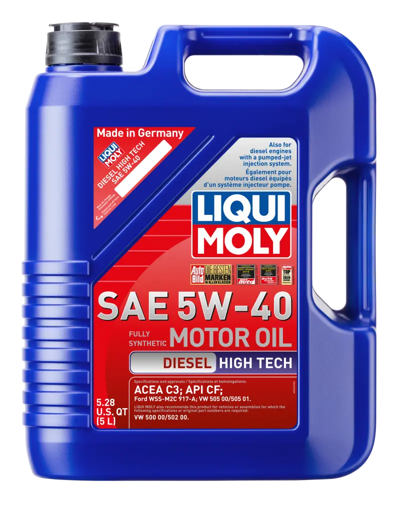 Liqui Moly 5L Diesel High Tech Motor Oil 5W40 1
