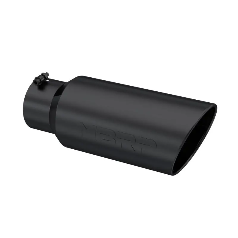 Mbrp Universal Tip 7In O.D. Rolled End 5In Inlet 18In Length Black 1