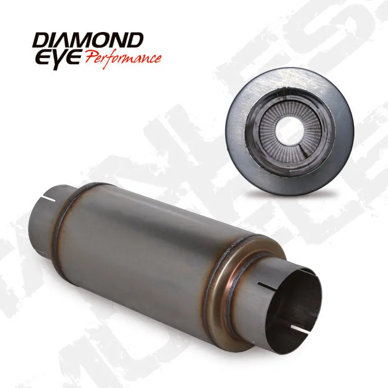 Diamond Eye Mflr 5Inid Sgl In/Sgl Out 7India X 14In Body 20In Length Perf Slotted Ends 409 Ss 1