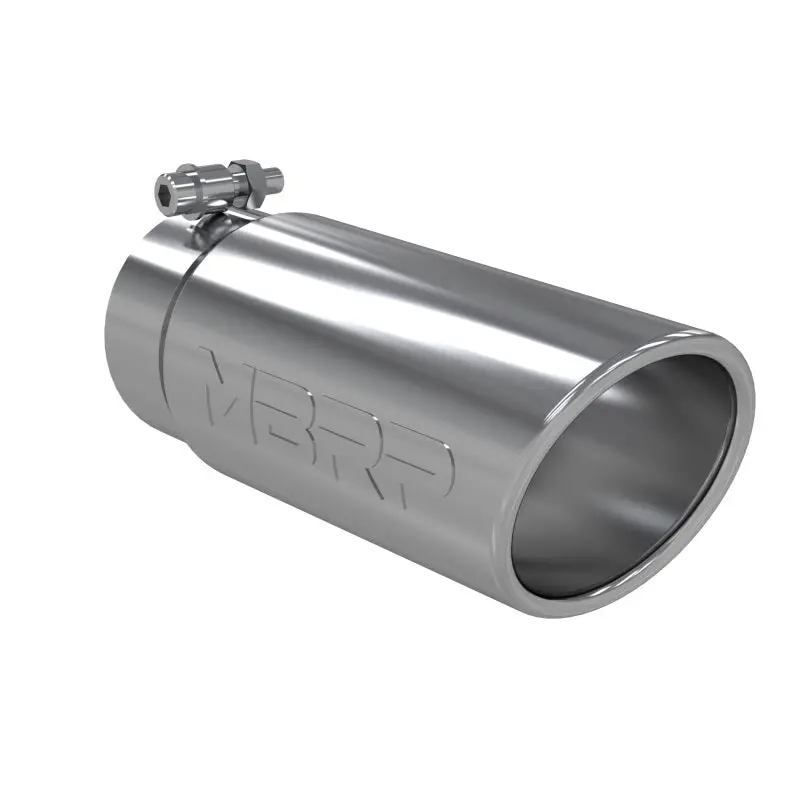 Mbrp Universal Tip 4In O.D. Angled Rolled End 3 Inlet 10 Length 1