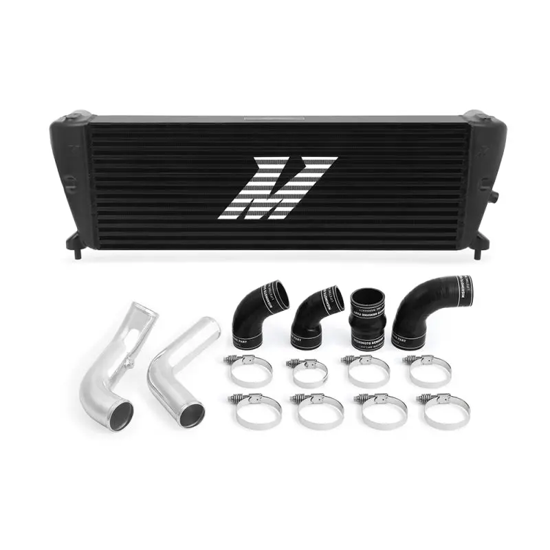 Mishimoto Ford Ranger 3.2L Diesel Intercooler Kit 2011+ Black W/ Polished Pipes 1