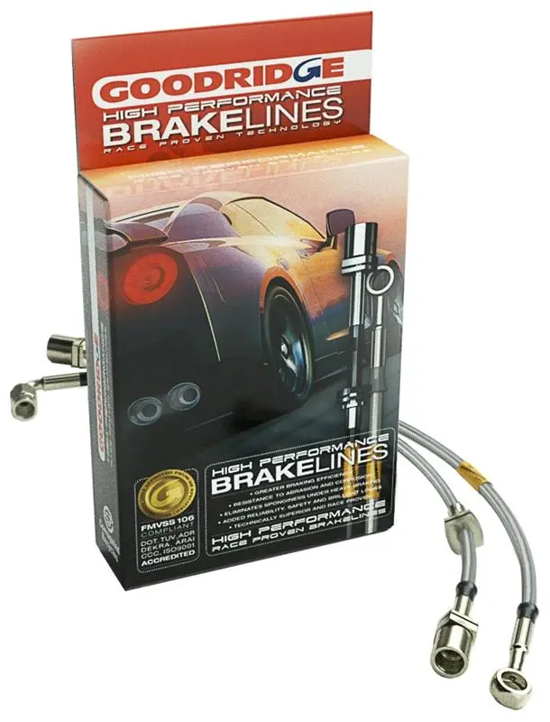 Goodridge 08-13 Bmw M3 Stainless Steel Brake Line Kit 1