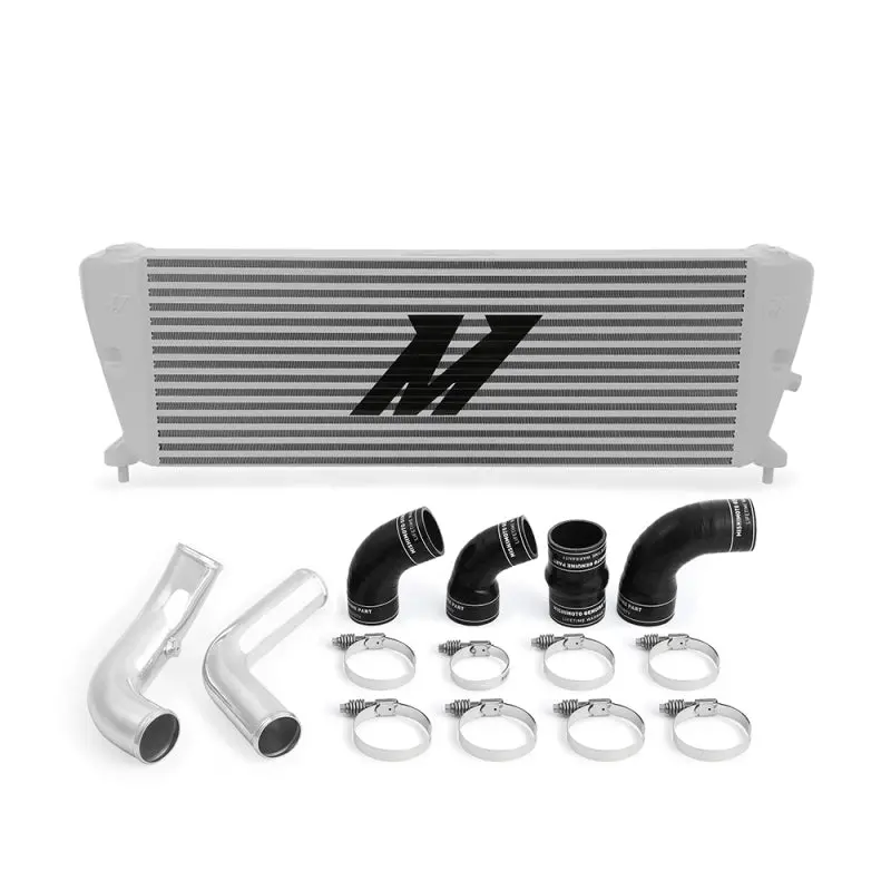 Mishimoto Ford Ranger 3.2L Diesel Intercooler Kit 2011+ Silver W/ Polished Pipes 1