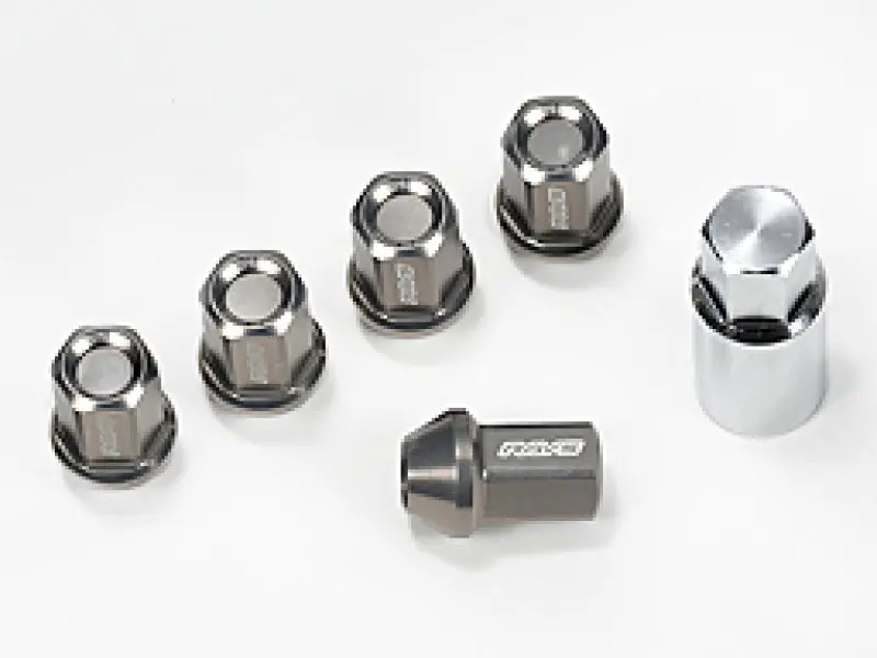 Rays Dura-Nut L37 Straight Type 6H 12X1.50 Lug Nut Set 20 Lug 4 Lock Set - Black 1