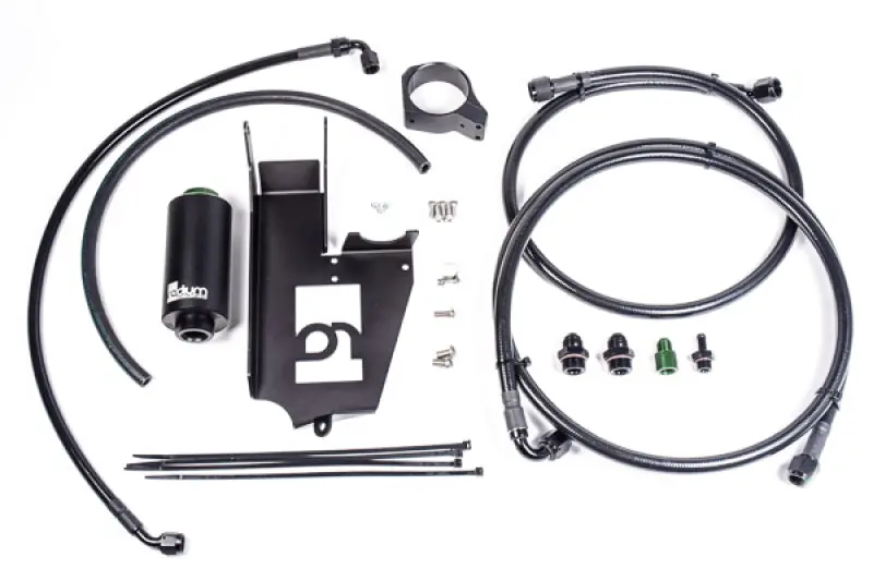 Radium Engineering Fuel Hanger Plumbing Kit Mitsubishi Evo 7/8/9 - Stainless Filter 2