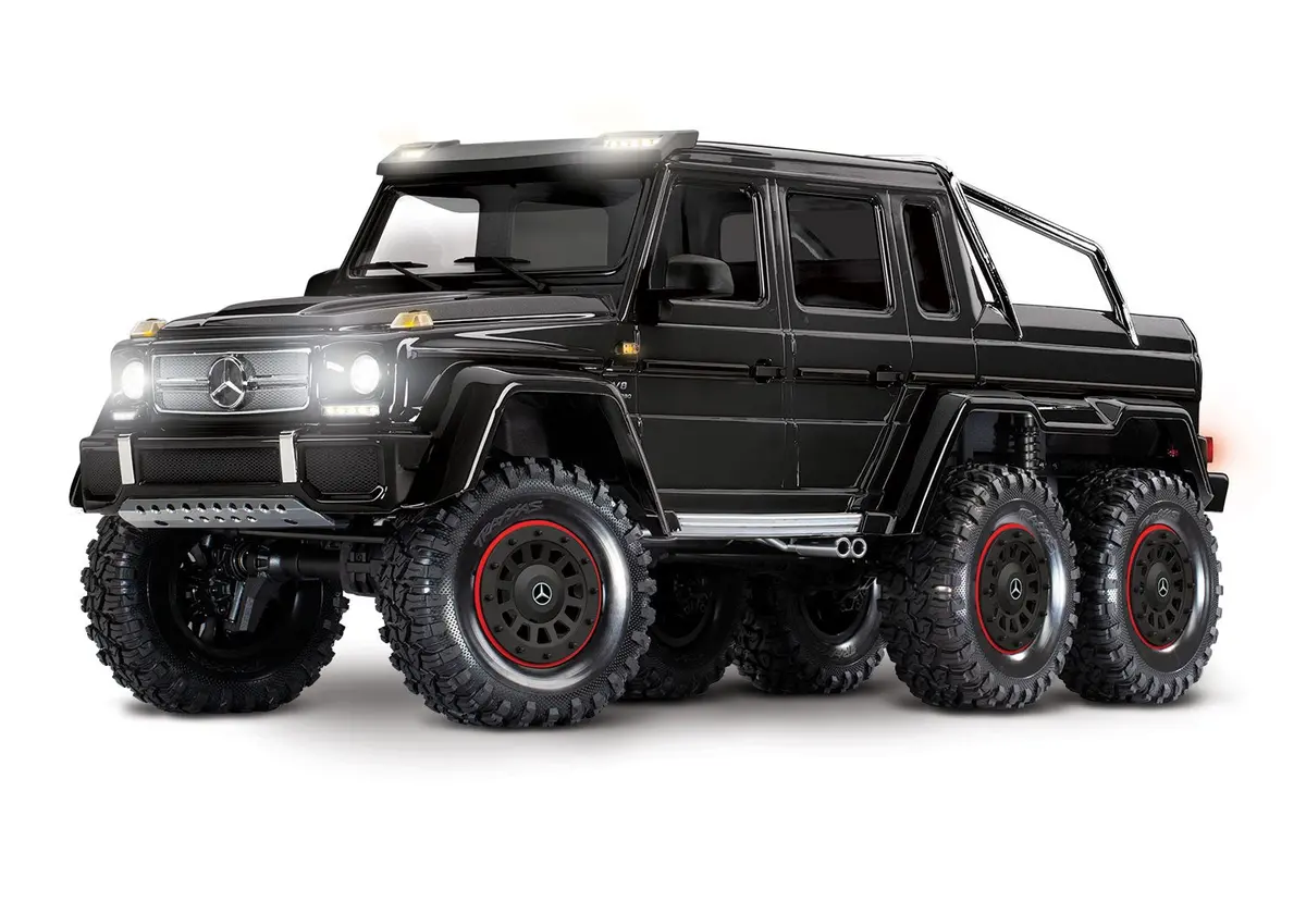 Traxxas Trx-6 1/10 6X6 Trail Crawler W/Mercedes-Benz G 63 Amg Clipless Body (Silver) W/Tqi 2.4Ghz Radio 2