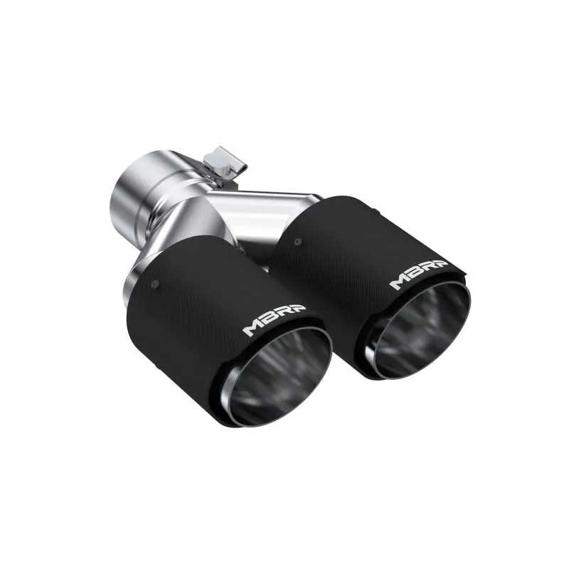 Mbrp Universal Carbon Fiber Dual Tip 3.5In Od/2.5In Inlet 1