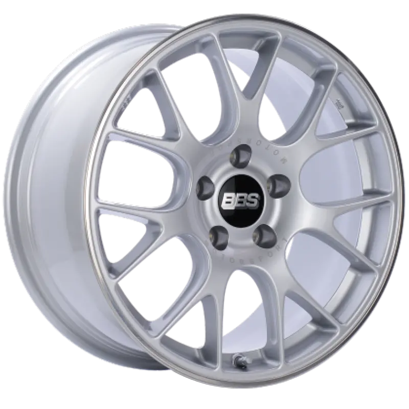 Bbs Ch-R 19X12 5X130 Et45 Cb71.6 Brilliant Silver Polished Rim Protector Wheel W/Motorsport Etching 1