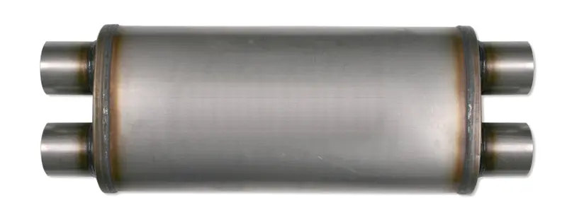 Diamond Eye Muffler 3-1/2In Dl In/Dl Out 22In Body 28In Overall Oval 1