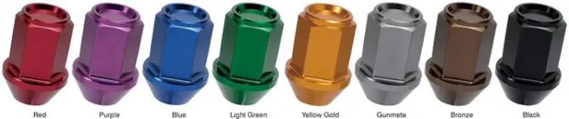 Project Kics 12X1.25 Leggdura Racing Lug Nuts - Yellow Gold W/Laser Logo (20 Pcs) 1