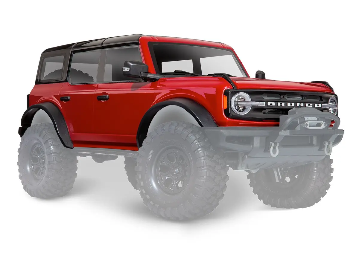 Traxxas Trx-4 2021 Ford Bronco Pro Scale Pre-Painted Body Kit 1
