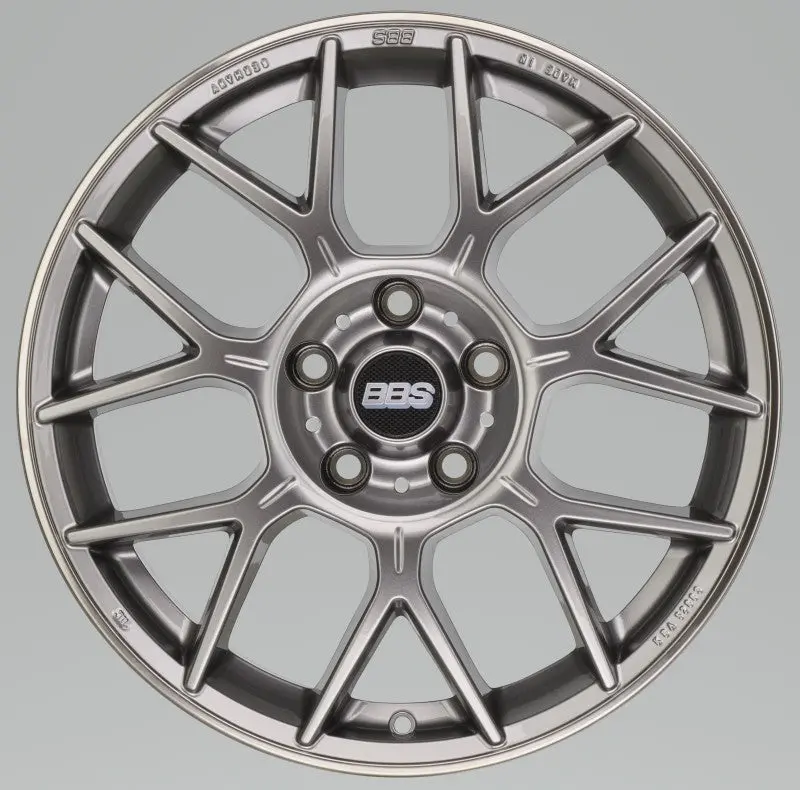 Bbs Xr 19X8.5 5X114.3 Et40 Platinum Gloss Wheel -82Mm Pfs/Clip Required 1