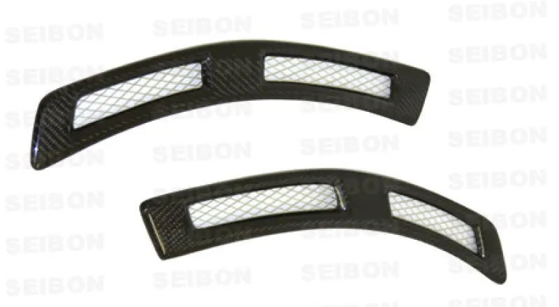 Seibon 08-10 Mitsubishi Evo X Carbon Fiber Fender Ducts 1